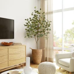 Artificial Eucalyptus Tree-Decoration For Halloween,Christmas,Wedding & Living Room. Bedroom, Office Desk, Modern Space & Events