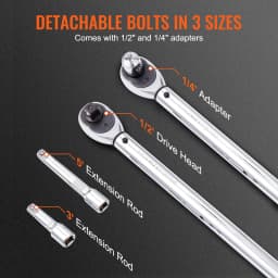 SucceBuy 1/2 inch Mechanical Torque Wrench Set Precision Pointer Hand Tools Torque Wrench Mechanical Car Repair Tool