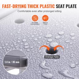 SucceBuy Tub Transfer Bench for Bathtub Shower Seats Lightweight Shower Bench with Non-Slip Bath Seats with Backrest and Armrest