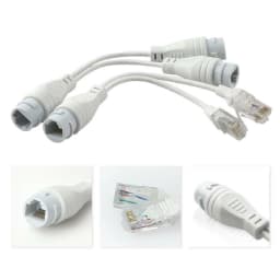 1 to 2 Adapter Network Splitter Poe Switch Connector Rj45 Outdoor Waterproof One Wire Dual Purpose Poe Synthesizer Separator