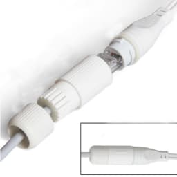 1 to 2 Adapter Network Splitter Poe Switch Connector Rj45 Outdoor Waterproof One Wire Dual Purpose Poe Synthesizer Separator