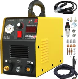 SUSEMSE Plasma Cutter 55 Amp HF IGBT Inverter Portable Air Plasma Cutting Machine with Accessories 12MM Clean Cut for Metal