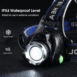 1/2/3x LED Headlamp Rechargeable Headlight Light Head Torch Lamp Flashlight