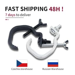 AICPOSE 10pcs/lots Stage Lights 30-55mm Aluminum Hook LED PAR Hooks Profession Stage Equipment LED Lights Truss DJ Club Hanging Hook