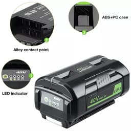 1/2/4Pcs 8.0Ah OP4050 Replace for Ryobi OP4026 OP4030 OP4040 OP4060 Compatible with Cordless Tool 36v/40v MAX Li-on Battery Pin