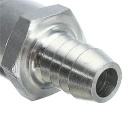 2PCS 12mm Aluminum One-way Non-return Check Valve Fuel Water Gas/Air Vacuum