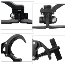 A Pair of Aluminum Light Hooks Safety Load 50KG LED Moving Head Light Hook Stage Light Truss Spring Hook Light Hook