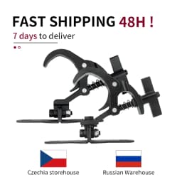 A Pair of Aluminum Light Hooks Safety Load 50KG LED Moving Head Light Hook Stage Light Truss Spring Hook Light Hook