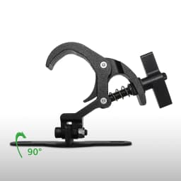 A Pair of Aluminum Light Hooks Safety Load 50KG LED Moving Head Light Hook Stage Light Truss Spring Hook Light Hook