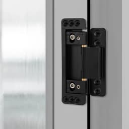 Door Hinges, Pack of 2, Adjustable Concealed Door Hinges, Object Door Hinges, Ultra Thin Hidden Hinges, Heavy Duty, Zinc Alloy