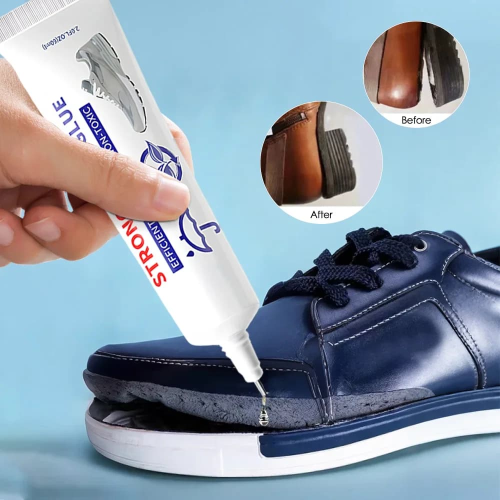 60ml Super Strong Shoe-Repairing Adhesive Waterproof Fast Cure Elastic Bond Universal Sealant Extreme Weather Shoe Glue Repair