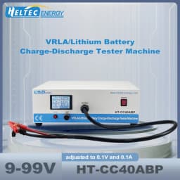 Heltec 99V 20A/40A VRLA Lithium Battery Charge Discharge Tester, 0.1V/0.1A Battery Capacity Tester for EV E-bike Energy Storage