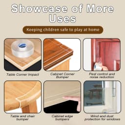 Nano Tape Single Sided Tape Transparent Reusable Waterproof Adhesive Tapes Cleanable Kitchen Bathroom Supplies Tapes