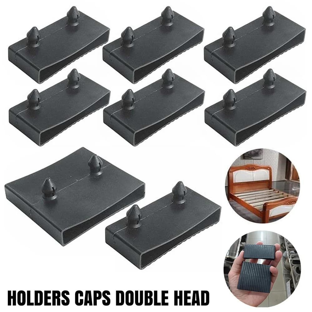 10PCS Bed Slat Plastic Holders Cap Fixings Centre Ends Caps Replacement 63mm