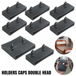 10PCS Bed Slat Plastic Holders Cap Fixings Centre Ends Caps Replacement 63mm