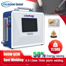 Fast Ship 600W Spot Laser Welder QCW 300-600W Jewelry Welding Cutting Machine for 0.3mm-1.5mm Metal Sheet Precision Thin Welder