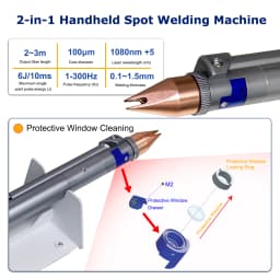 Fast Ship 600W Spot Laser Welder QCW 300-600W Jewelry Welding Cutting Machine for 0.3mm-1.5mm Metal Sheet Precision Thin Welder