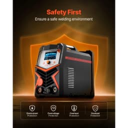 succebuyTIG Welder225A6-In-1 Aluminum Welding Machine AC TIG/DC Pulse Spot/MMA Dual Voltage Electric Welder with IGBT Inverter