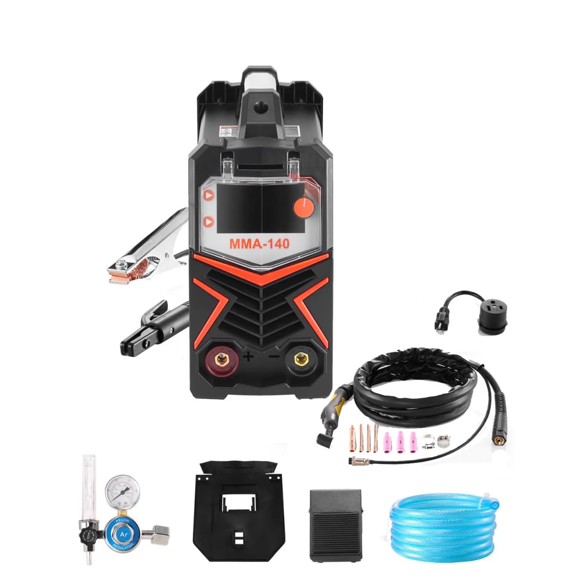 succebuyTIG Welder225A6-In-1 Aluminum Welding Machine AC TIG/DC Pulse Spot/MMA Dual Voltage Electric Welder with IGBT Inverter