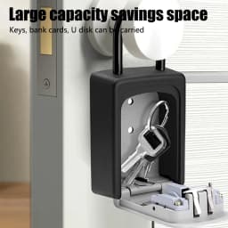 PORIYA Key Safe Box Lock Storage Combination Padlock Security Home Outdoor Airbnb Inn🔒