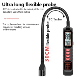 Refrigerant Gas Leak Detector Freon Halogen R22 R410A R134A R1234YF HVAC Air Conditioner Tester