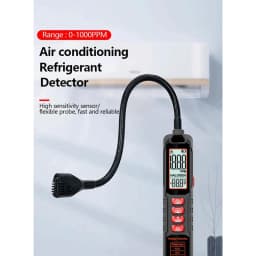 Refrigerant Gas Leak Detector Freon Halogen R22 R410A R134A R1234YF HVAC Air Conditioner Tester