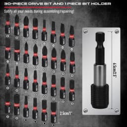 SEDY 64-Piece 1/4" Drive Impact Socket Wrench Driver-Bits Set Cr-V Metric&SAE Deep and Shallow Socket Set S2 Power Bits
