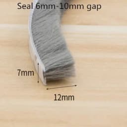 5/10M New Home Windproof Tape Sealing Strip Pile Weatherstrip Home Door Window Sound Insulation Dust Strip Weather Stripping