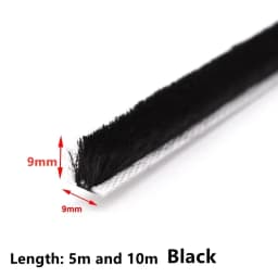 5/10M New Home Windproof Tape Sealing Strip Pile Weatherstrip Home Door Window Sound Insulation Dust Strip Weather Stripping
