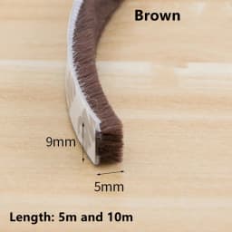 5/10M New Home Windproof Tape Sealing Strip Pile Weatherstrip Home Door Window Sound Insulation Dust Strip Weather Stripping