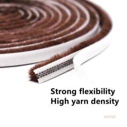 5/10M New Home Windproof Tape Sealing Strip Pile Weatherstrip Home Door Window Sound Insulation Dust Strip Weather Stripping