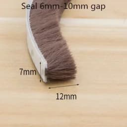 5/10M New Home Windproof Tape Sealing Strip Pile Weatherstrip Home Door Window Sound Insulation Dust Strip Weather Stripping
