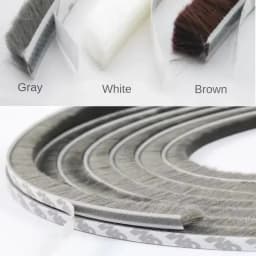5/10M New Home Windproof Tape Sealing Strip Pile Weatherstrip Home Door Window Sound Insulation Dust Strip Weather Stripping