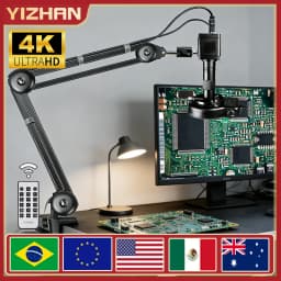 YIZHAN 150X Digital Microscope for Soldering 13MP/48MP/60MP Camera Adjustable Metal Folding Bracket Tools For Phone PCB Repair