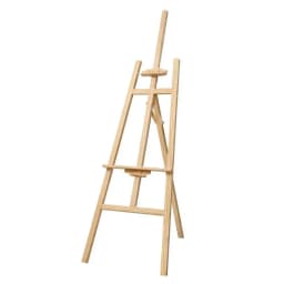Adjustable Pine Wood Artist Easel 175cm Floor Standing Painting Display Stand