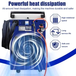 1500W 4-in-1 Laser Welding Machine Raycus RECI Metal Welder with Cleaning Cutting Rust Removal Functions for DIY Enthusiasts