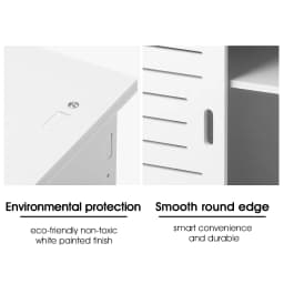 Maxkon Freestanding Bathroom Cabinet Storage Shelf Organiser Stand Waterproof Cupboard
