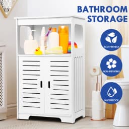 Maxkon Freestanding Bathroom Cabinet Storage Shelf Organiser Stand Waterproof Cupboard