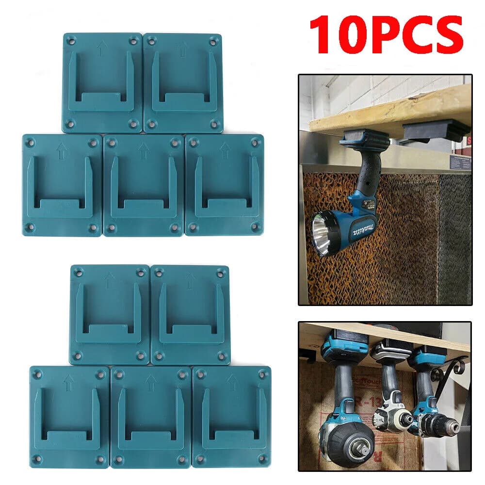 10X Power Tool Bracket For Bosch/Makita 18V Battery Machine Holder Storage Rack