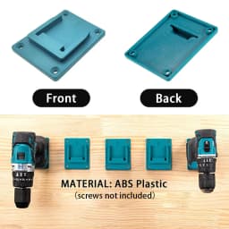 10X Power Tool Bracket For Bosch/Makita 18V Battery Machine Holder Storage Rack