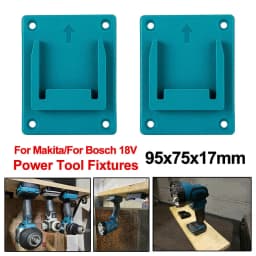 10X Power Tool Bracket For Bosch/Makita 18V Battery Machine Holder Storage Rack