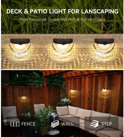 12pcs solar stainless steel stick lights+4pcs solar step light +4pcs solar wall light+4pcs Solar Semi-Circular Outdoor Lights