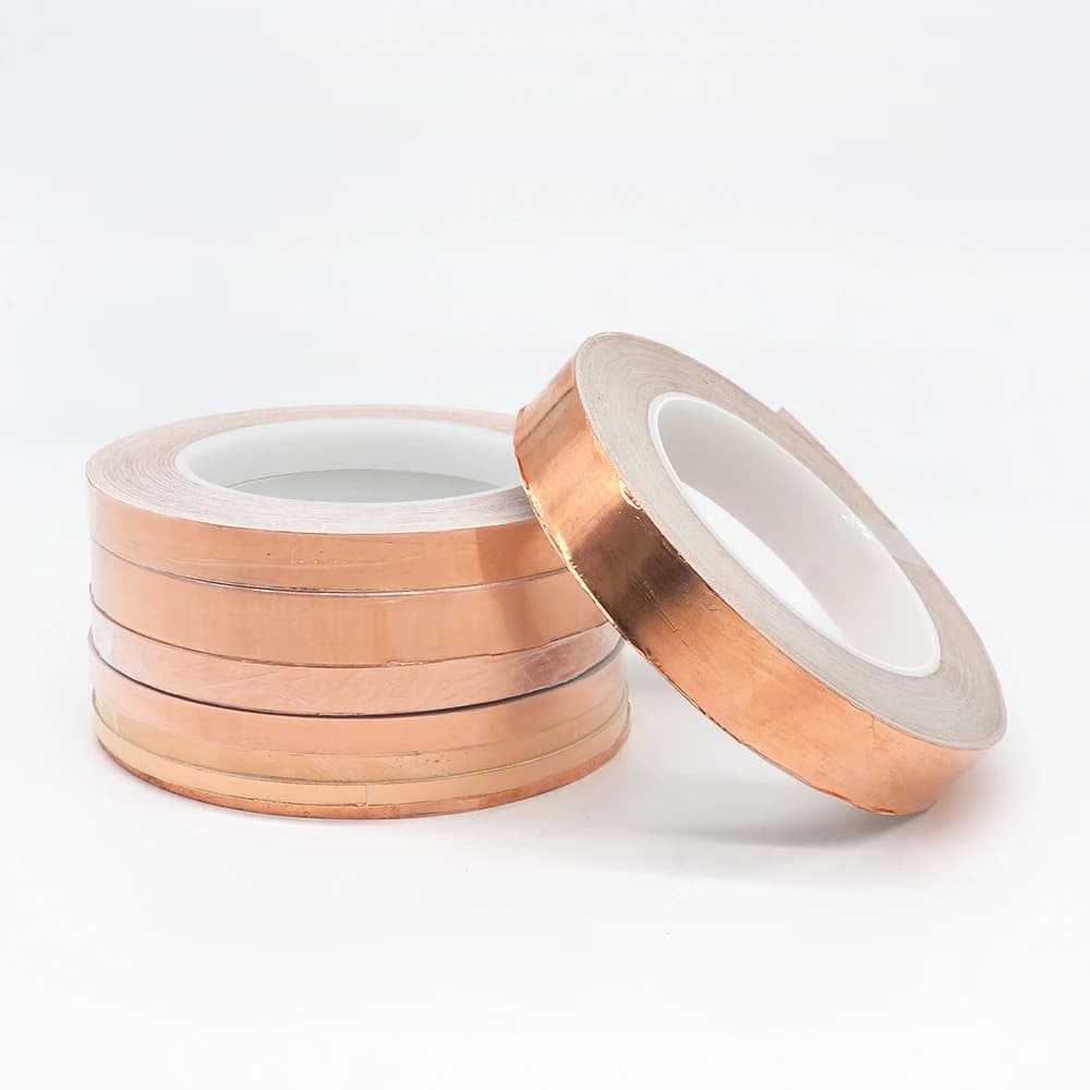 Adhesive Conductive Copper Foil Tape 5/10/15/20mm Conduct Copper Foil Tapes Length 20M
