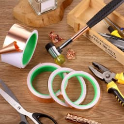 Adhesive Conductive Copper Foil Tape 5/10/15/20mm Conduct Copper Foil Tapes Length 20M