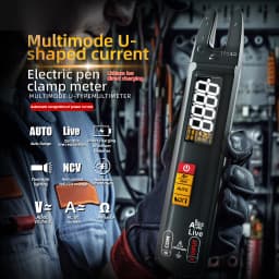 BSIDE U0 Fork Clamp Meter New Digital Multimeter DC AC Current 100A T-RMS OpenJaw Electrical Tester Multifunction Ammeter