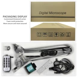 YIZHAN Full 4K Microscopio Digital Electronic Welding Microscope 48MP HDMI USB Camera 60FPS 1/2.8" Sensor 150x Telephoto Lens