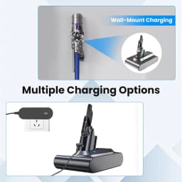 1/2/4Pcs V7 21.6V 6.4Ah Li-Ion Battery Replace for Dyson Absolute Cord-Free Vacuum Handheld Vacuum Cleaner V7 Fluffy Battery Pin