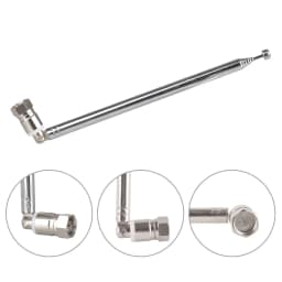 Rod Antenna 3.5mm Adapter FM Radio Antenna Replace Telescopic Aerial F Type Male Plug Connector For Bose Wave Radio Accessories