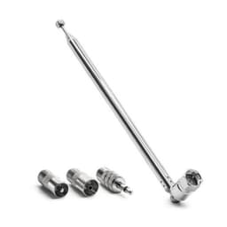 Rod Antenna 3.5mm Adapter FM Radio Antenna Replace Telescopic Aerial F Type Male Plug Connector For Bose Wave Radio Accessories