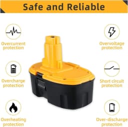 100% New 1/2/4 DC9096 18V 5500mAh Ni-MH Power Tool for Dewalt DC9096 DE9039 DE9095 DW9098 DE9503 DW9096 Replacement Battery Pin